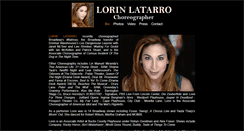 Desktop Screenshot of lorinlatarro.com